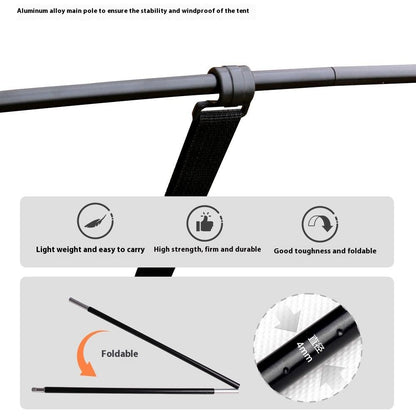 Single Person Quick Open Hiking Tent Outdoor Mosquito Proof Tactical Camping Shelter with Storage Bag