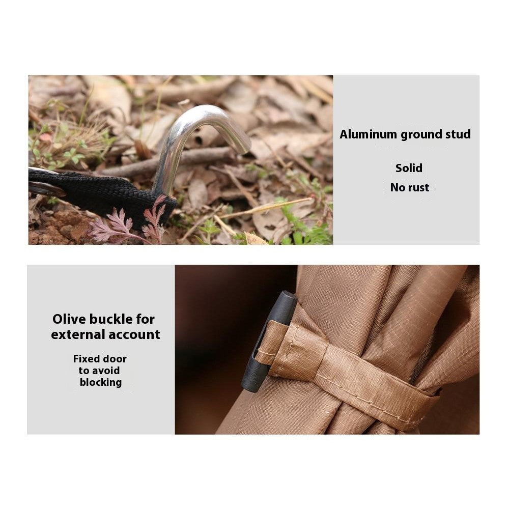 Single Person Quick Open Hiking Tent Outdoor Mosquito Proof Tactical Camping Shelter with Storage Bag