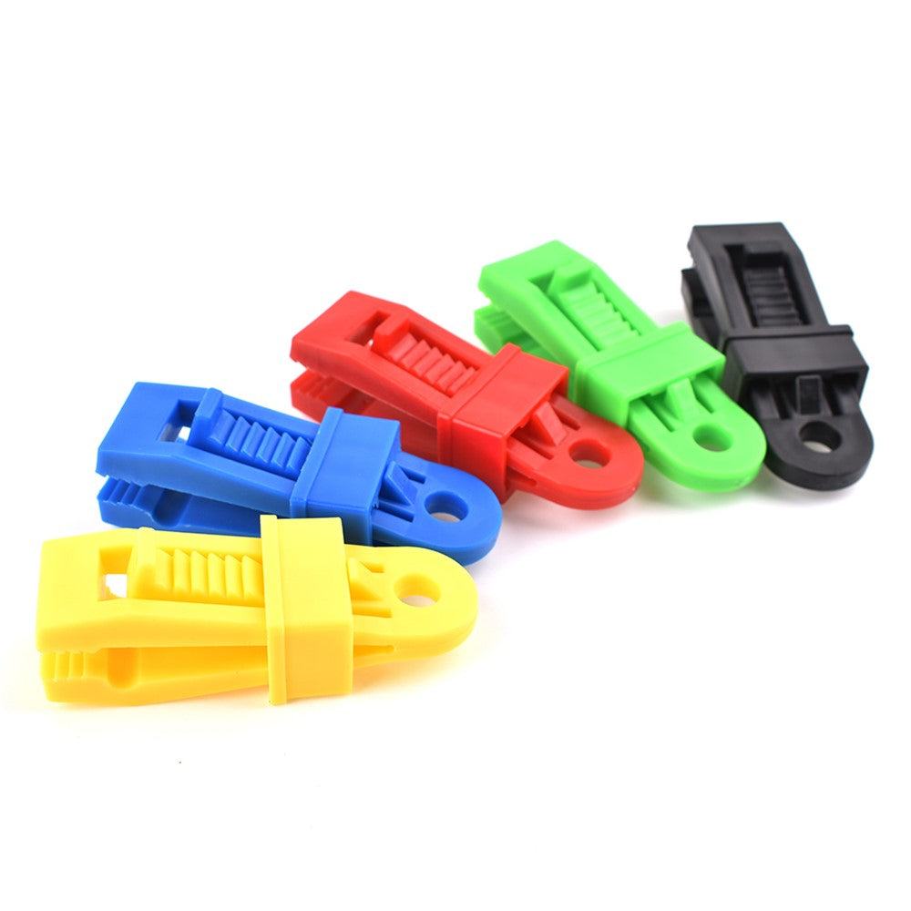 10Pcs/Set Awning Clamp Tent Trap Clip Tighten Lock Grip for Outdoor Camping Farming