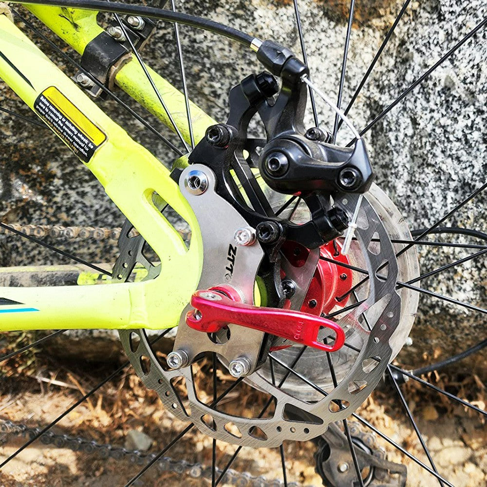 ZTTO Aluminum Alloy + Stainless Steel Bicycle Disc Brake Adapter Fixed Seat Post Adapter