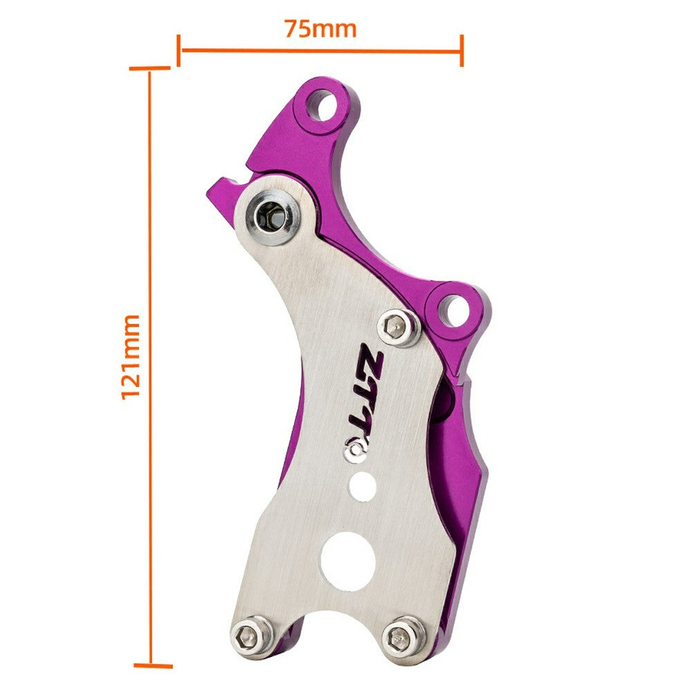 ZTTO Aluminum Alloy + Stainless Steel Bicycle Disc Brake Adapter Fixed Seat Post Adapter