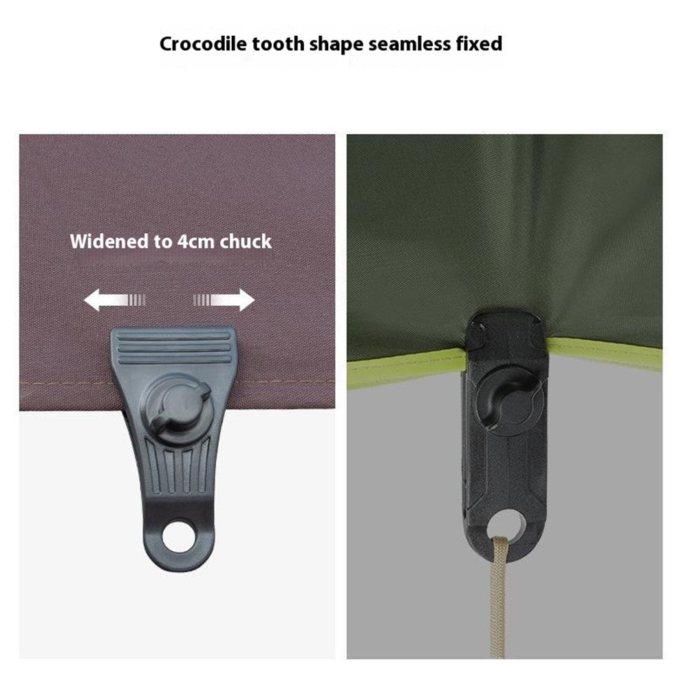 10Pcs Heavy Duty Tent Clamps Outdoor Windproof Tarp Canopy Plastic Clips