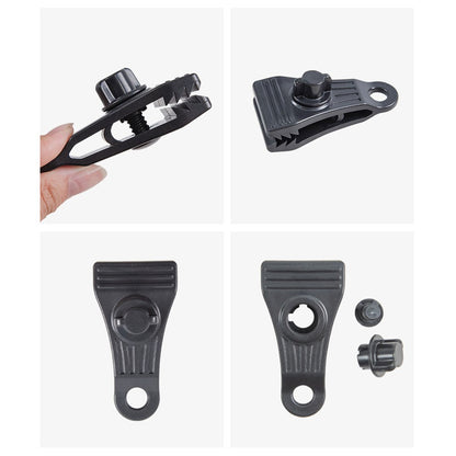 10Pcs Heavy Duty Tent Clamps Outdoor Windproof Tarp Canopy Plastic Clips