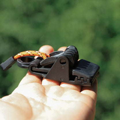 Outdoor Tarp Clip Windproof Awning Tent Canopy Clamp Wind Rope Buckle Camping Accessories