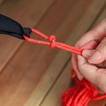 1 Bundle of Reflective Tent Canopy Rope 4mmx4m Lightweight Line Cord with Tensioner for Outdoor Fishing Climbing Rescue Camping