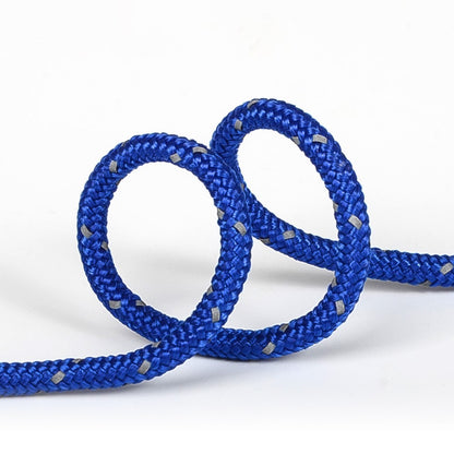 6 Bundles of Reflective Outdoor Camping Windproof Tent Rope 4mmx4m with Cord Tensioner for Fishing, Hiking, Backpacking, Emergency Rescue