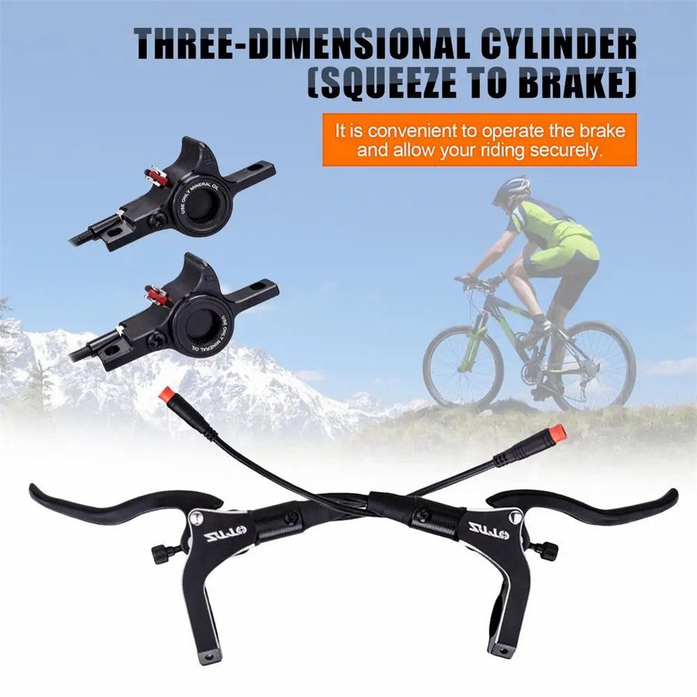 ZTTO DFH-EO2 Ebike Front Hydraulic Brakes Bike Power-Off Hydraulic Brake Kit with Disc