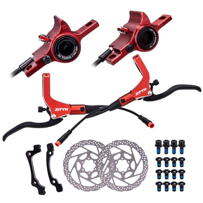 ZTTO DFH-EO2 Ebike Front Hydraulic Brakes Bike Power-Off Hydraulic Brake Kit with Disc