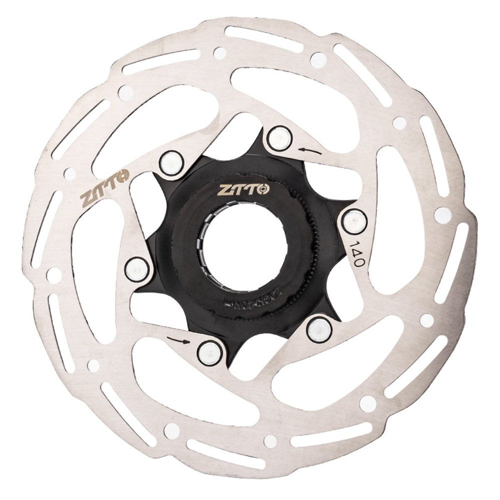 ZTTO ZSDP Stainless Steel Bicycle Middle Lock Disc Road Mountain Bike Brake Pad with Lock Lid