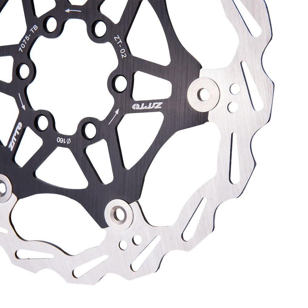 ZTTO 160mm MTB Bicycle Brake Disc 6 Bolts Bike Brake Floating Disc