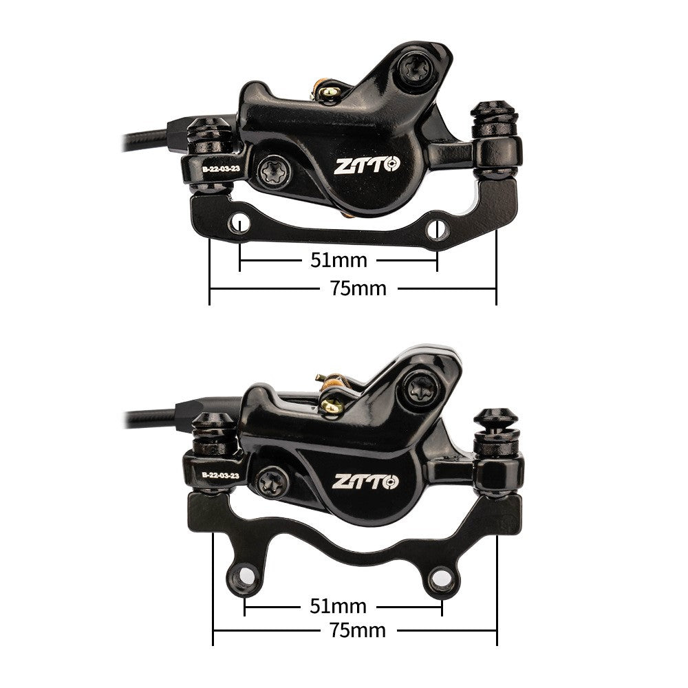 ZTTO G55 Aluminum Alloy MTB Front and Rear Hydraulic Brake Kit for Mountain Bike