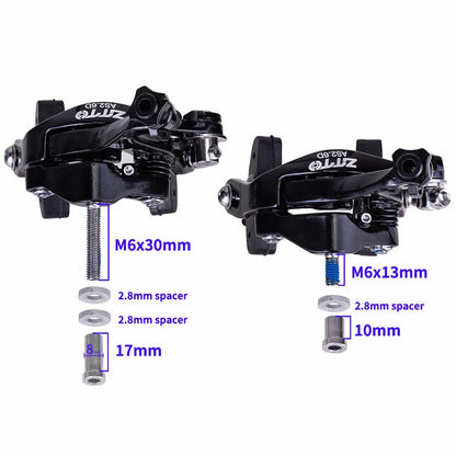 ZTTO AS2.6D 1 Pair Aluminum Alloy Bike Brake Caliper for Fixed Gear and Road Bikes
