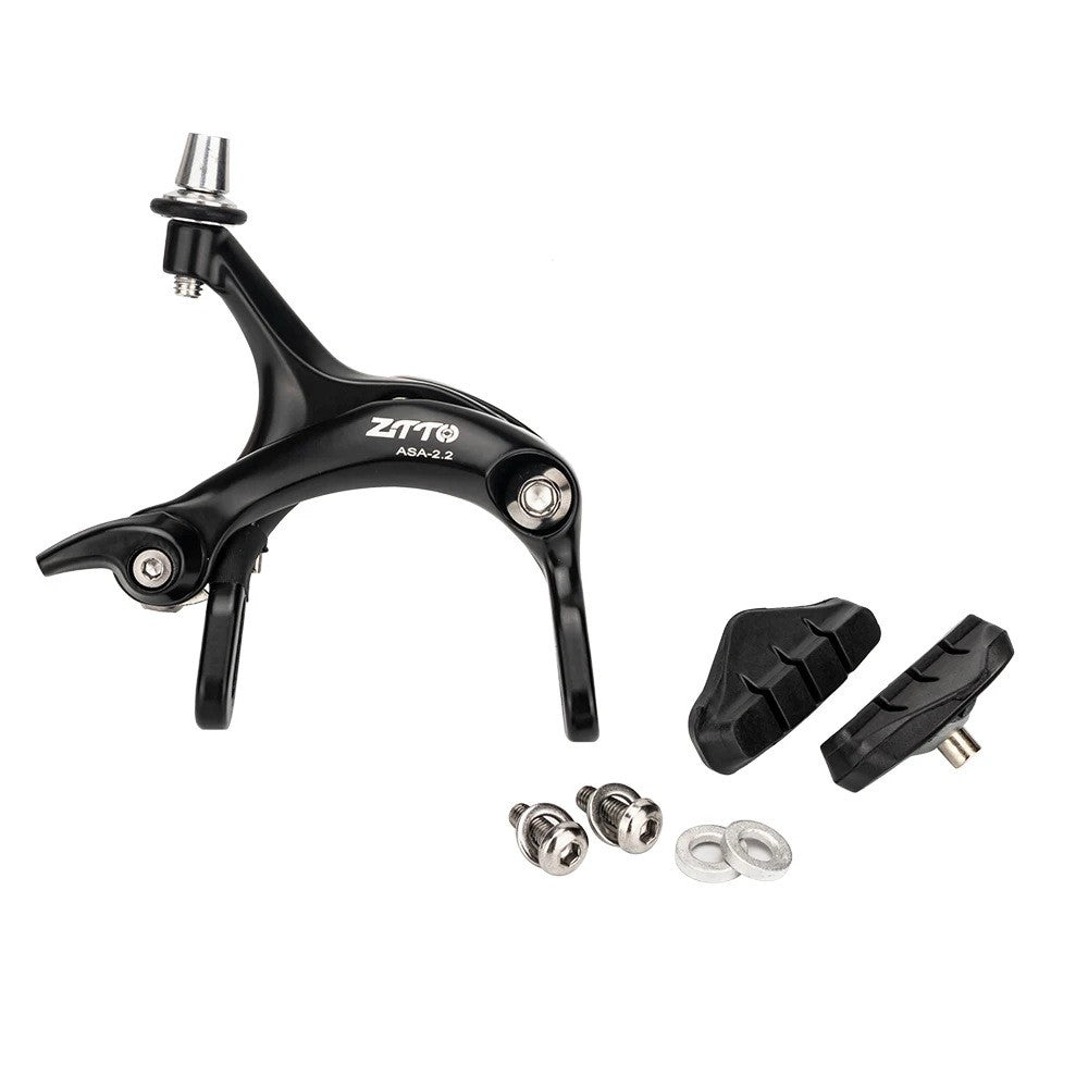 ZTTO 1 Pair Road Bike Brake Dual Pivot Calipers Bicycle Front Rear C Brake Caliper