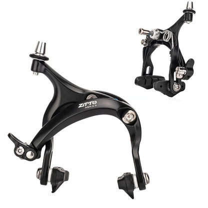 ZTTO 1 Pair Road Bike Brake Dual Pivot Calipers Bicycle Front Rear C Brake Caliper
