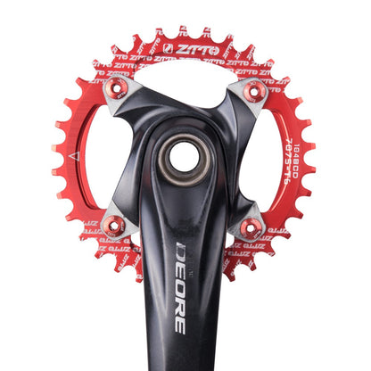 ZTTO 104BCD Positive Negative Teeth Bike Single Chainring Aluminum Alloy Crankset Single Speed Disc