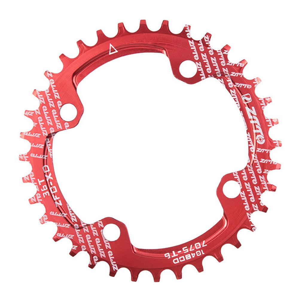 ZTTO 104BCD Positive Negative Teeth Bike Single Chainring Aluminum Alloy Crankset Single Speed Disc