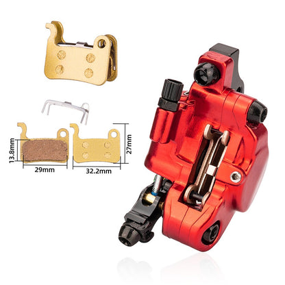 ZTTO XLYD1 1 Pair Front + Rear Aluminum Alloy MTB Bike Line Pulling Hydraulic Disc Brake Calipers