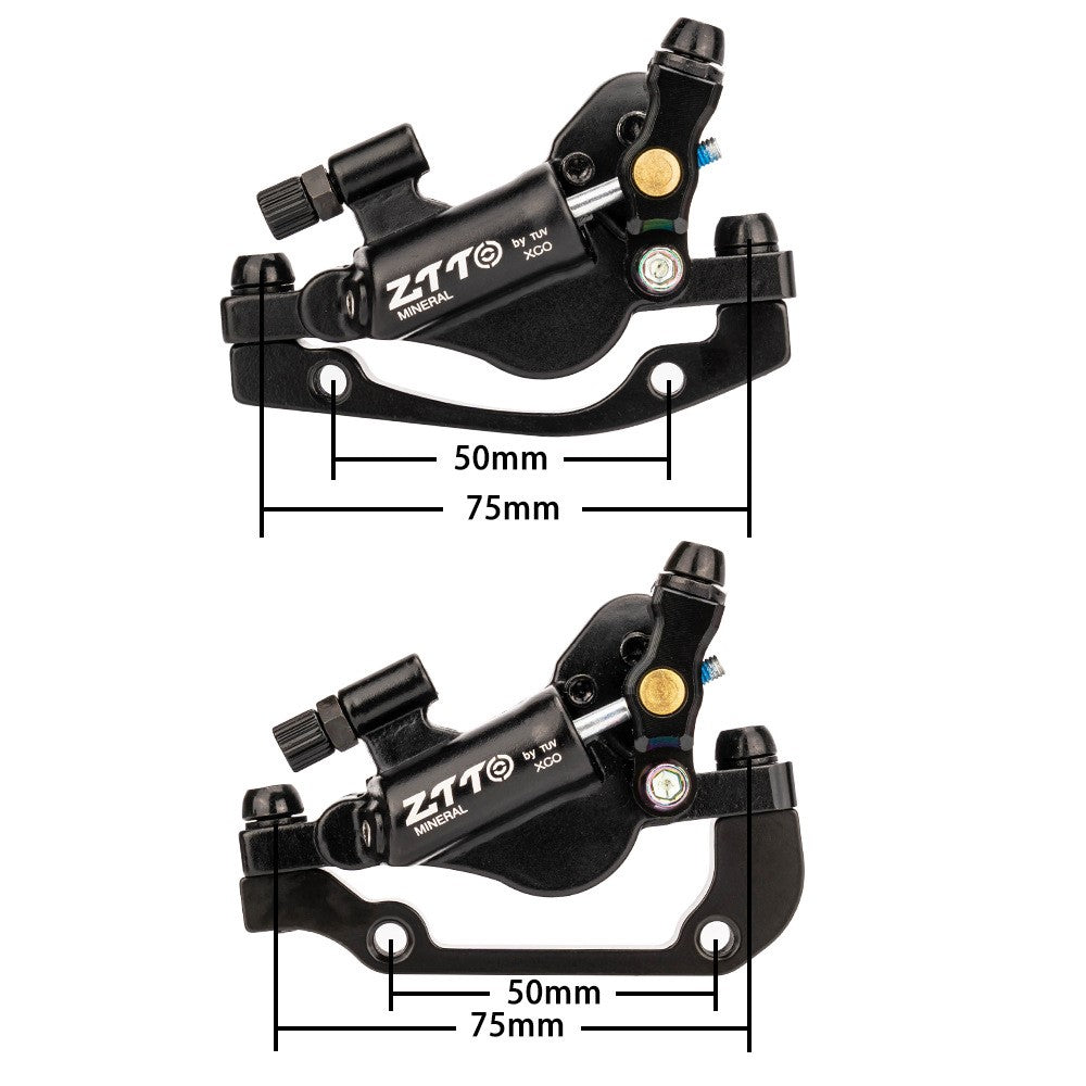 ZTTO XLYD1 1 Pair Front + Rear Aluminum Alloy MTB Bike Line Pulling Hydraulic Disc Brake Calipers