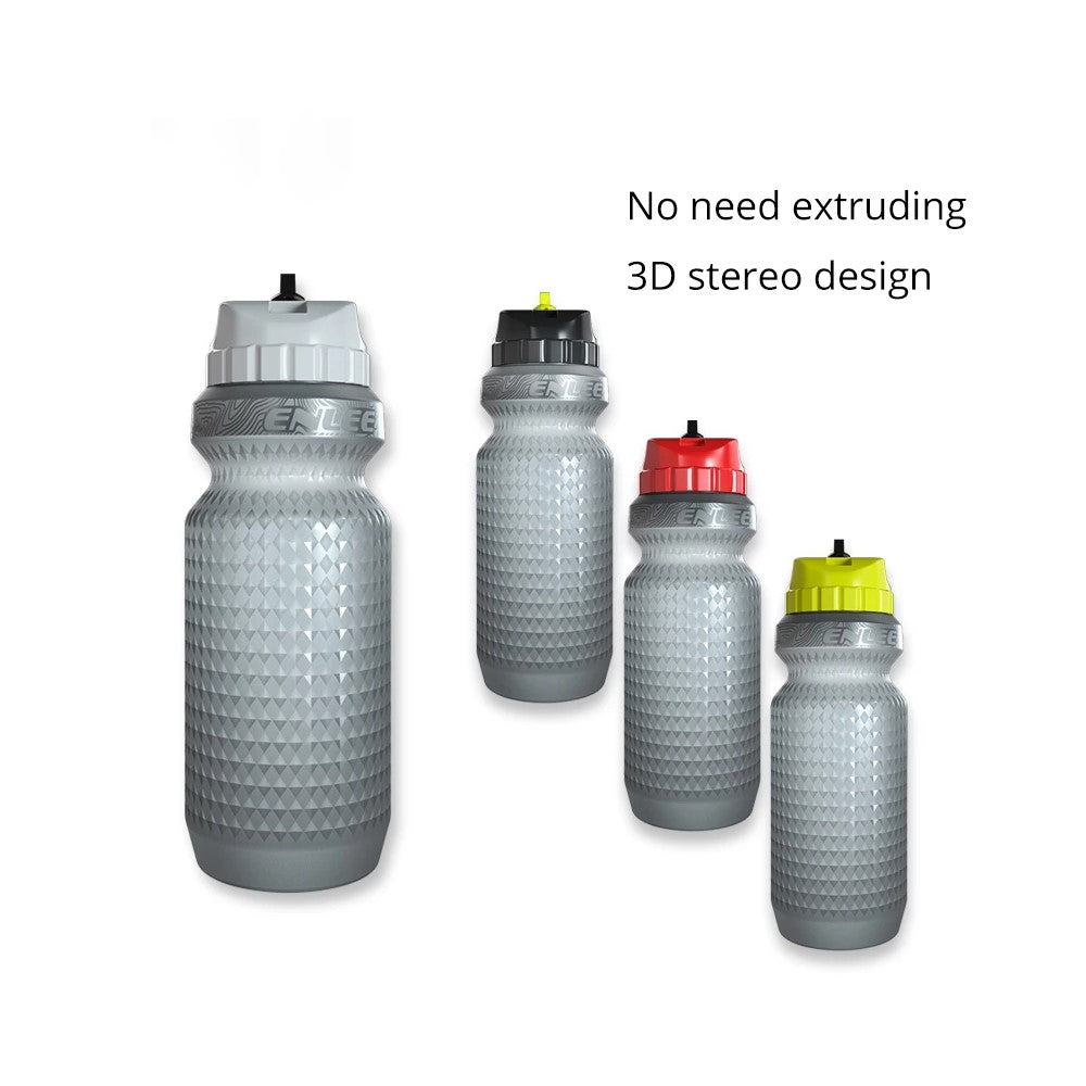 ENLEE RR10 FDA Certificated Sports Water Bottle Washable BPA-free Bike Water Bottle with Leakproof Lid for Outdoors Camping Cycling Fitness Gym