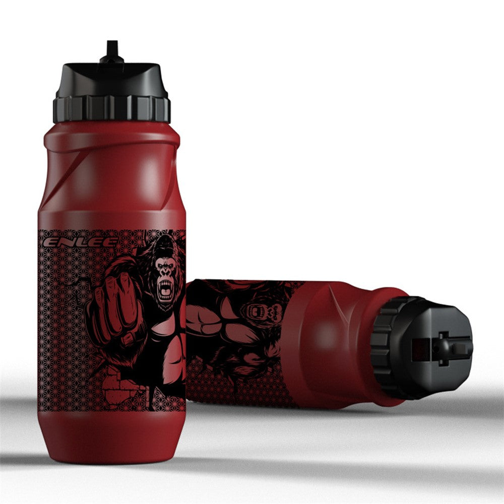 ENLEE Sports Water Bottle 650ML Mountain Bike Water Bottle Cup for Outdoors Camping Cycling Fitness Gym (BPA Free, without FDA Certificate)