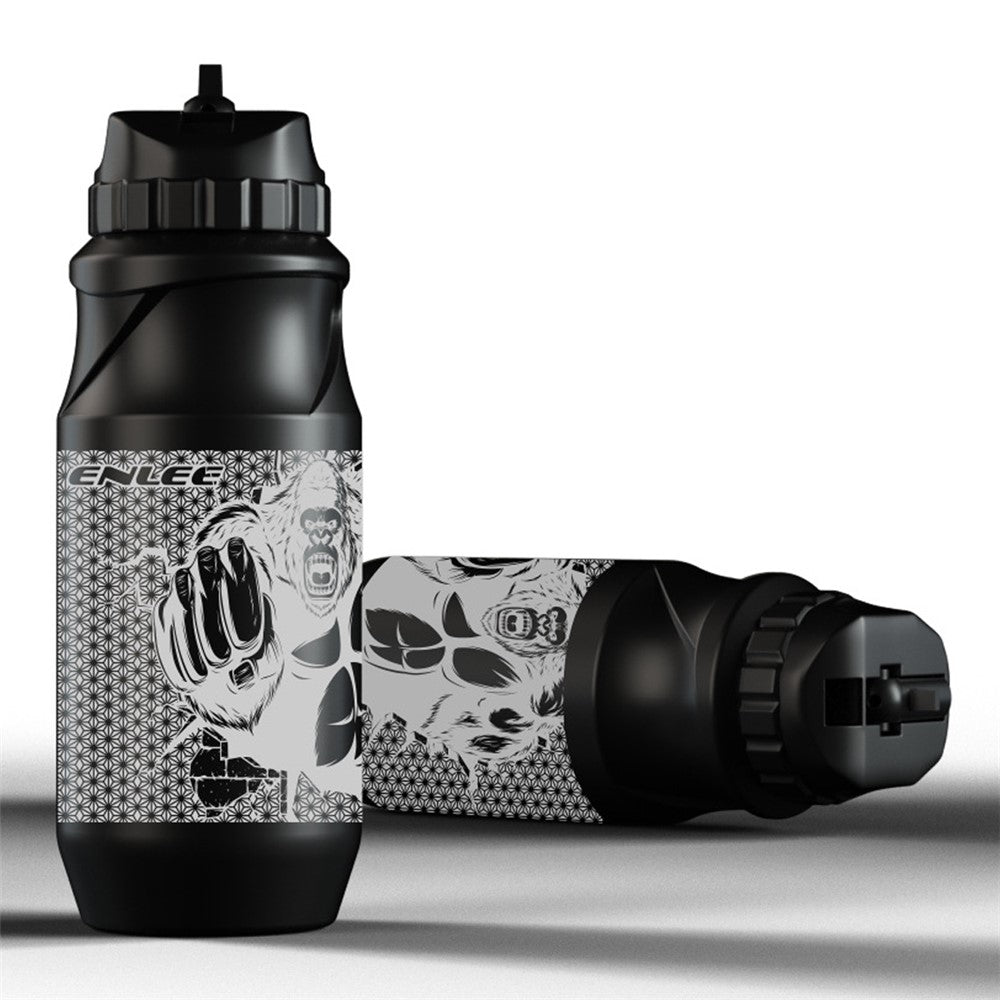 ENLEE Sports Water Bottle 650ML Mountain Bike Water Bottle Cup for Outdoors Camping Cycling Fitness Gym (BPA Free, without FDA Certificate)