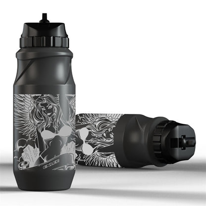 ENLEE Sports Water Bottle 650ML Mountain Bike Water Bottle Cup for Outdoors Camping Cycling Fitness Gym (BPA Free, without FDA Certificate)