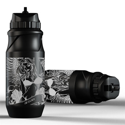 ENLEE Sports Water Bottle 650ML Mountain Bike Water Bottle Cup for Outdoors Camping Cycling Fitness Gym (BPA Free, without FDA Certificate)