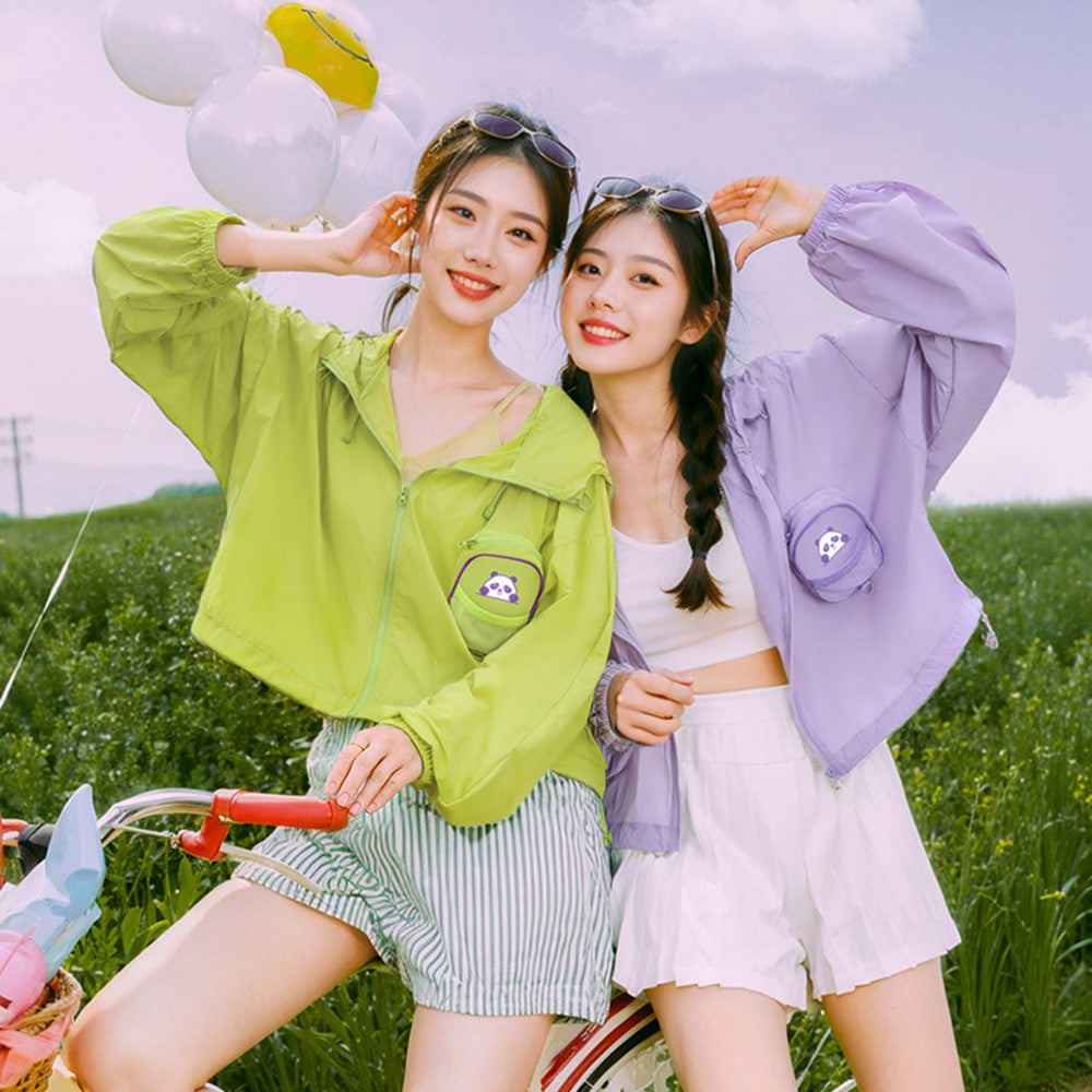 GOLOVEJOY FSY14 Summer UPF 50+ Sun Protection Jacket Long Sleeve Clothing Hoodie Sun-Proof UV Shirt