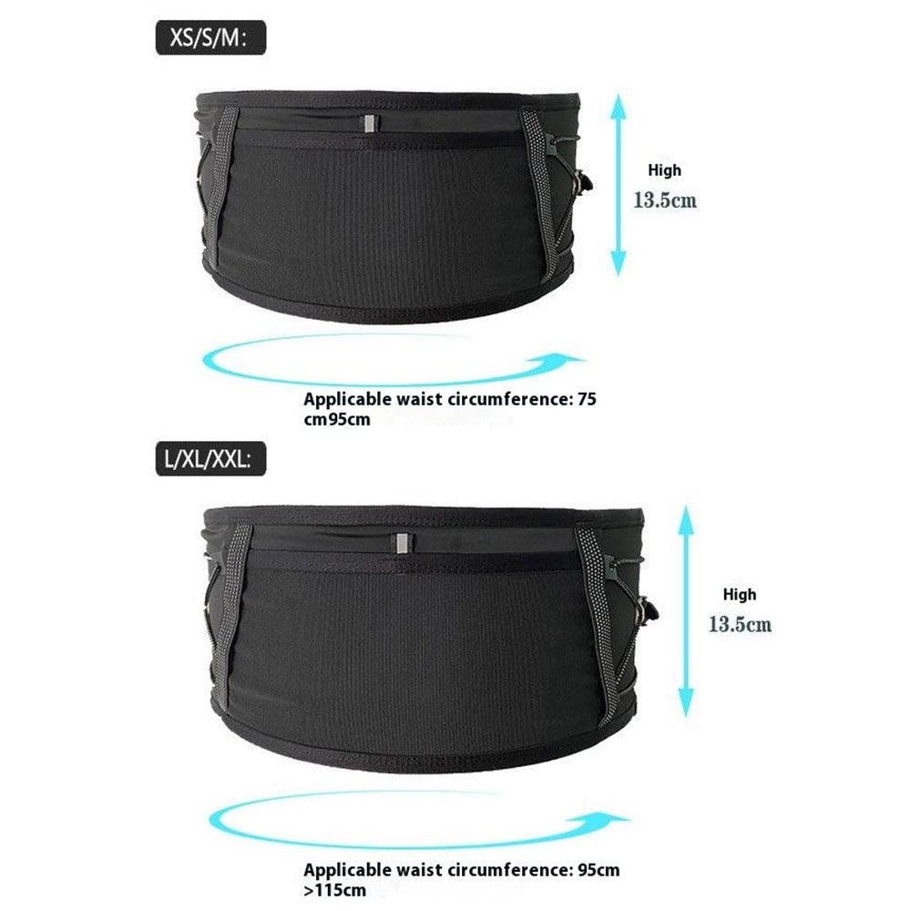 2309 Outdoor Sports Multiple Pockets Waist Bag Reflective Running Fanny Pack