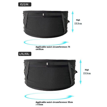 2309 Outdoor Sports Multiple Pockets Waist Bag Reflective Running Fanny Pack