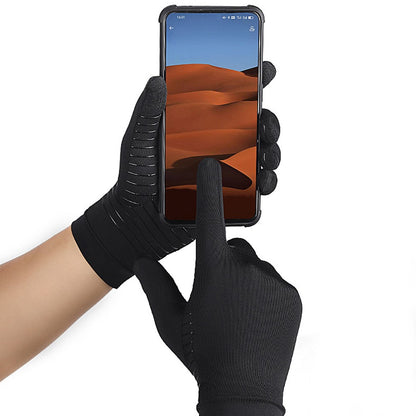 KYNCILOR A0047 1Pair Full Finger Compression Gloves Arthritis Protector for Women/Men Relieve Pain Gloves with Touchscreen Tips for Swelling Rheumatoid