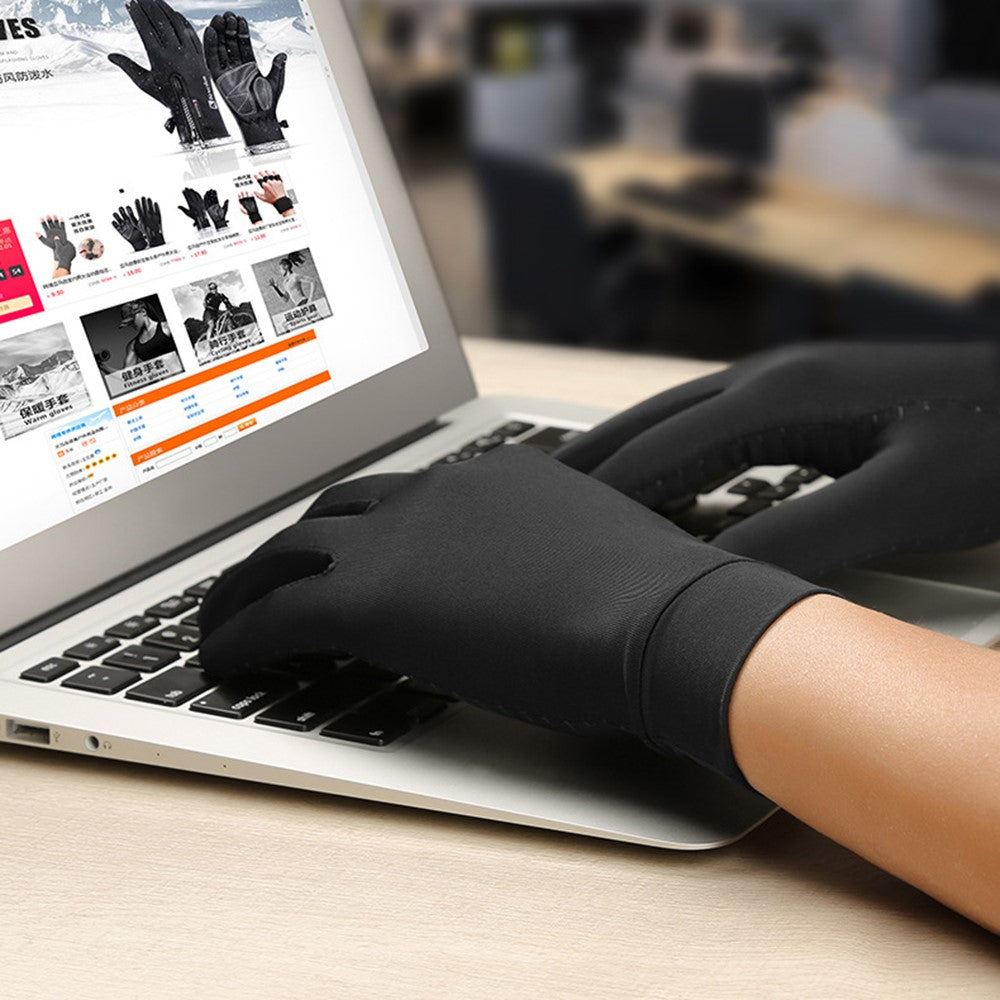 KYNCILOR A0047 1Pair Full Finger Compression Gloves Arthritis Protector for Women/Men Relieve Pain Gloves with Touchscreen Tips for Swelling Rheumatoid
