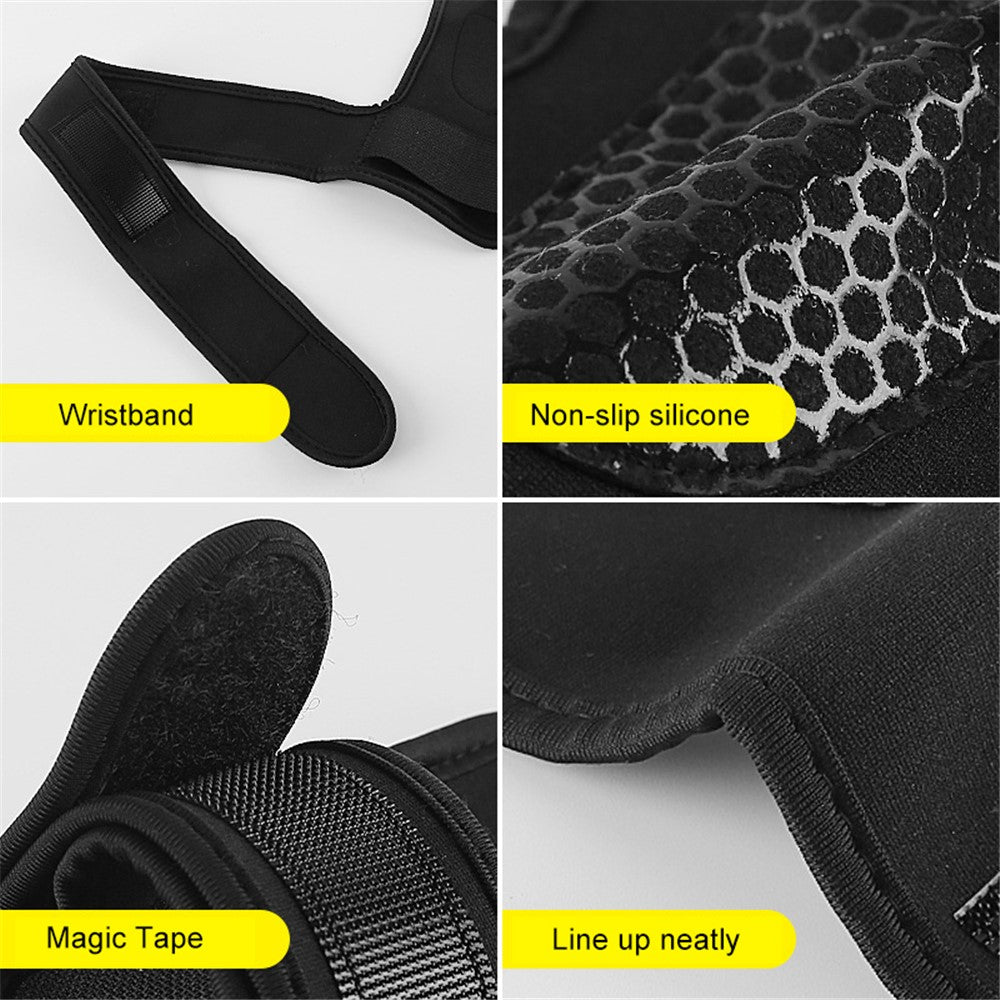 KYNCILOR A0051 One Pair Exercise Gloves Half Finger Workout Gloves Anti-slip Silicone Padding Palm for Weight Lifting, Powerlifting, Pull-Ups, Cross-Training, Riding