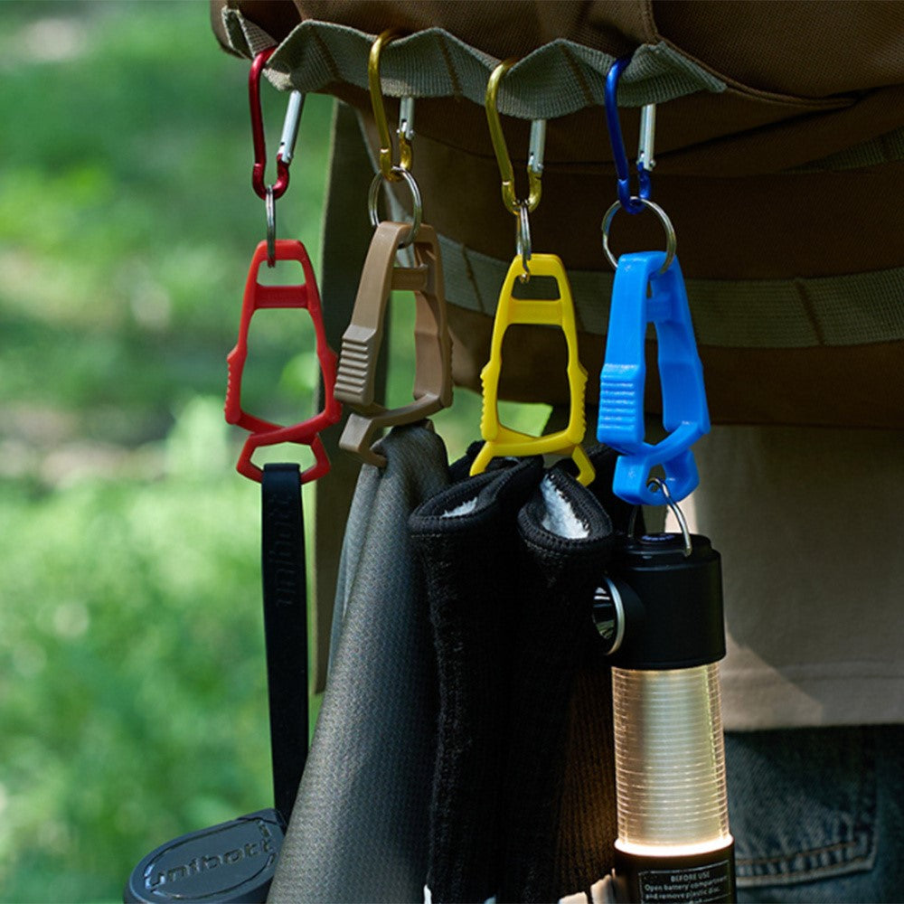 5Pcs Outdoor Multifunctional Anti-Lost Glove Clip Gourd Buckle 8-shaped Clips