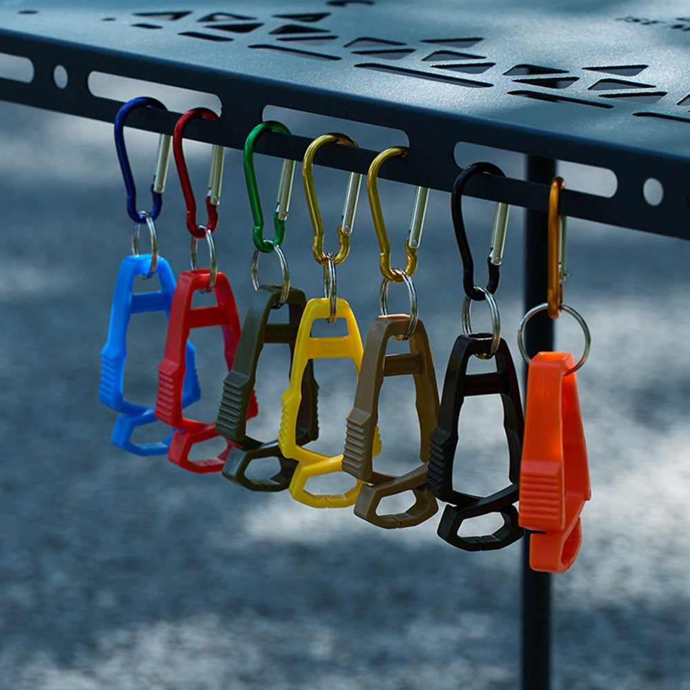 5Pcs Outdoor Multifunctional Anti-Lost Glove Clip Gourd Buckle 8-shaped Clips