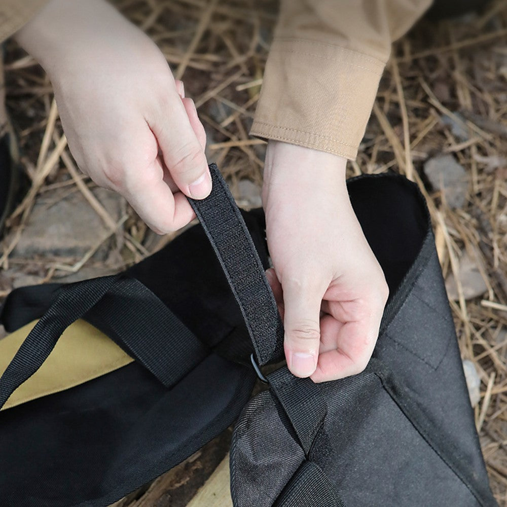 AOTU AT6550 Log Carrier Bag Oxford Cloth Tote Bag Picnic Utensil Storage Handbag for Hiking Camping