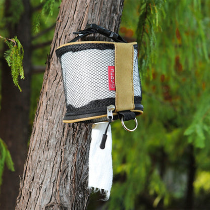 AOTU AT6948 Outdoor Camping Tissue Box Roll Paper Holder Mesh Storage Bag for Toilet Paper