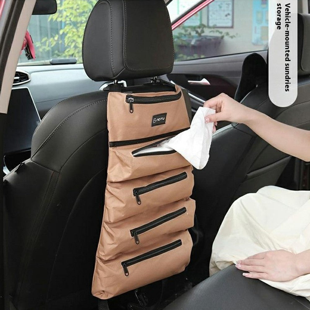 AOTU AT6944 Camping Tool Roll Bag Oxford Cloth Tools Organizer Roll Up Storage Pouch