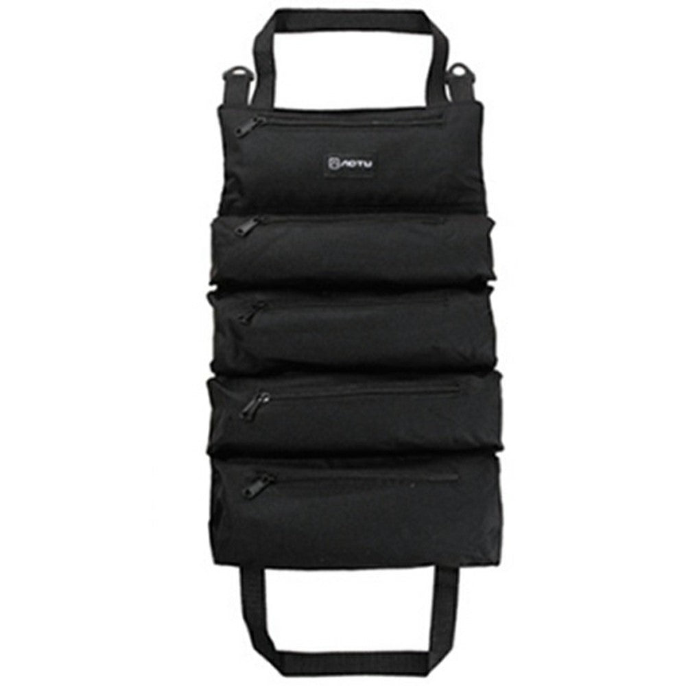 AOTU AT6944 Camping Tool Roll Bag Oxford Cloth Tools Organizer Roll Up Storage Pouch