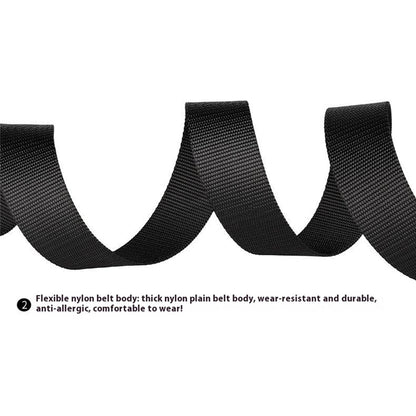 SN-P099 125x3.8cm Men's Nylon Web Tactical Belt Outdoor Work Belt with Zinc Alloy Buckle