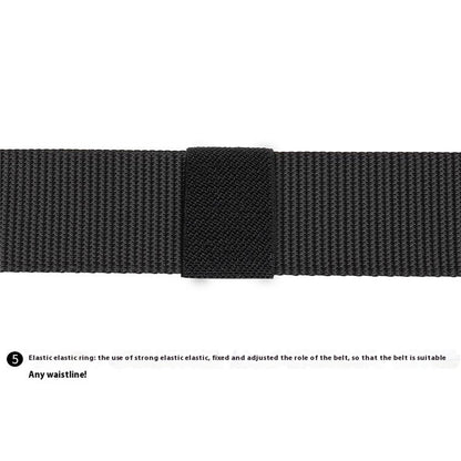 SN-P099 125x3.8cm Men's Nylon Web Tactical Belt Outdoor Work Belt with Zinc Alloy Buckle