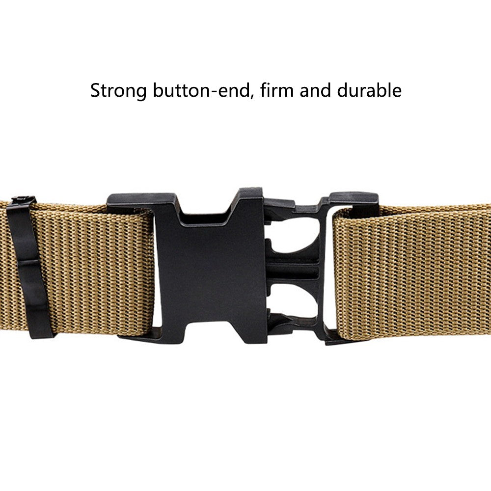 SN-030 125x5.5cm Polypropylene Webbing Belt Student Tactical Training Work Belt with Plastic Buckle