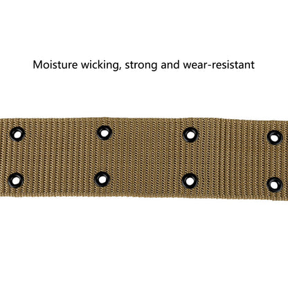 SN-030 125x5.5cm Polypropylene Webbing Belt Student Tactical Training Work Belt with Plastic Buckle