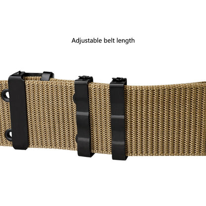 SN-030 125x5.5cm Polypropylene Webbing Belt Student Tactical Training Work Belt with Plastic Buckle