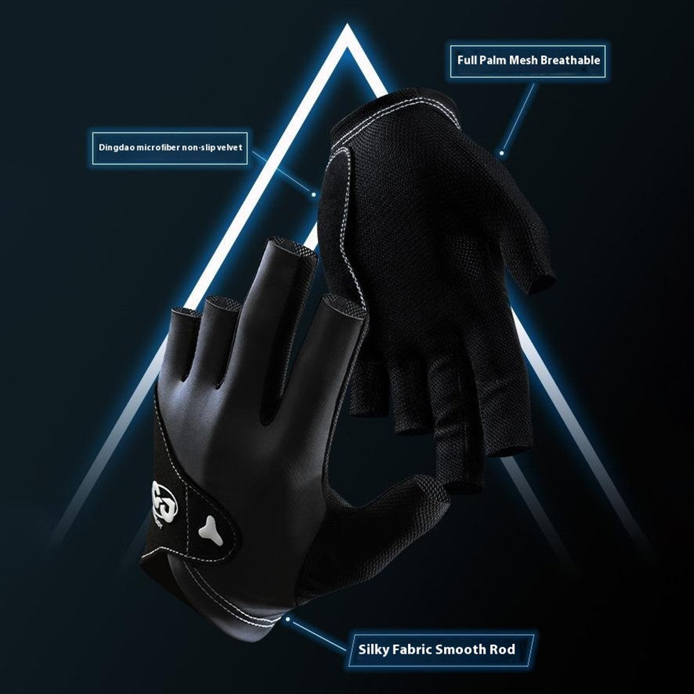 GOLOVEJOY XG82 1Pc Left Hand Billiard Glove Adult Microfiber Anti-skid Snooker Sport Glove