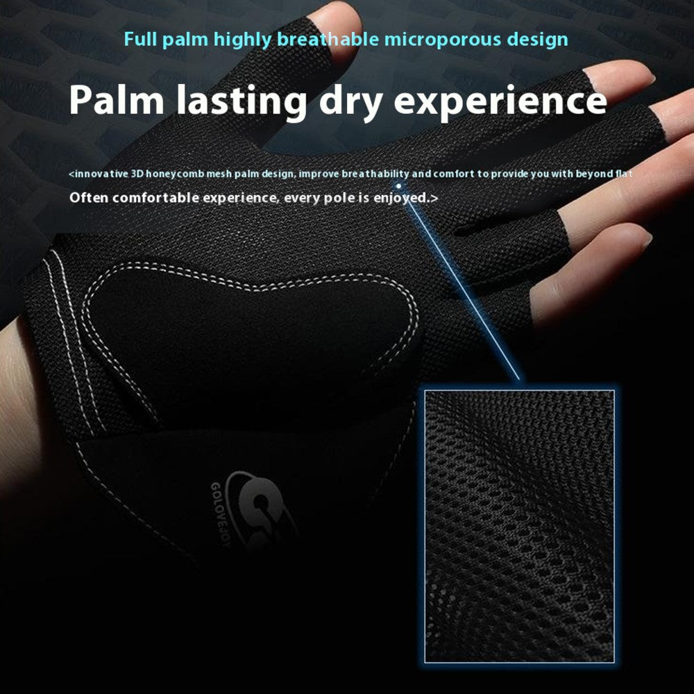 GOLOVEJOY XG82 1Pc Left Hand Billiard Glove Adult Microfiber Anti-skid Snooker Sport Glove