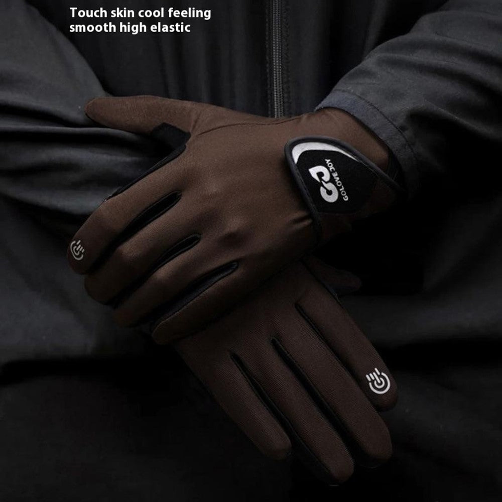 GOLOVEJOY XG83 Professional Equestrian Gloves Summer Ice Silk Anti-Slip Touch Screen Mittens