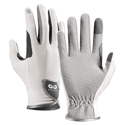 GOLOVEJOY XG83 Professional Equestrian Gloves Summer Ice Silk Anti-Slip Touch Screen Mittens