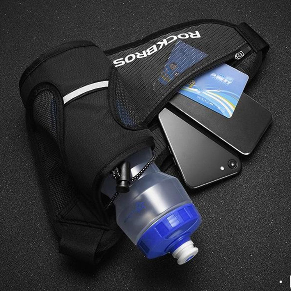 ROCKBROS D45 1L Sports Running Cycling Waist Bag Phone Water Bottle Storage Fanny Pack