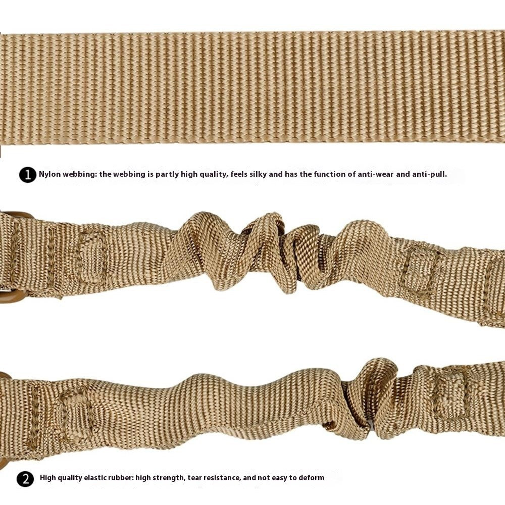 038-1 134-194cm Adjustable Outdoor Gun Sling Two Points Rifle Sling CS Tactical Strap